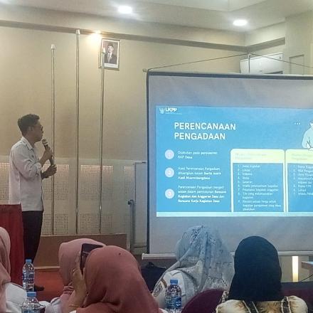 Bimtek Pengadaan Barang / Jasa di Desa: Bagi Kepala Lingkungan atau Tim Pelaksana Kegiatan